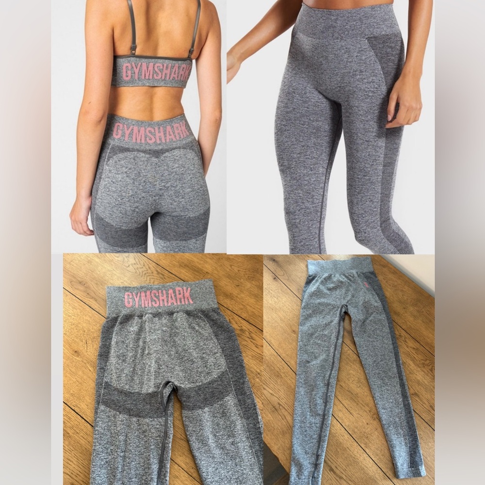Gymshark Flex High-Waisted Leggings w/ Flattering Colorblocking